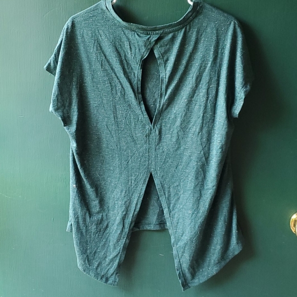 Sparkly Blue Athletic Tee - Picture 2 of 3